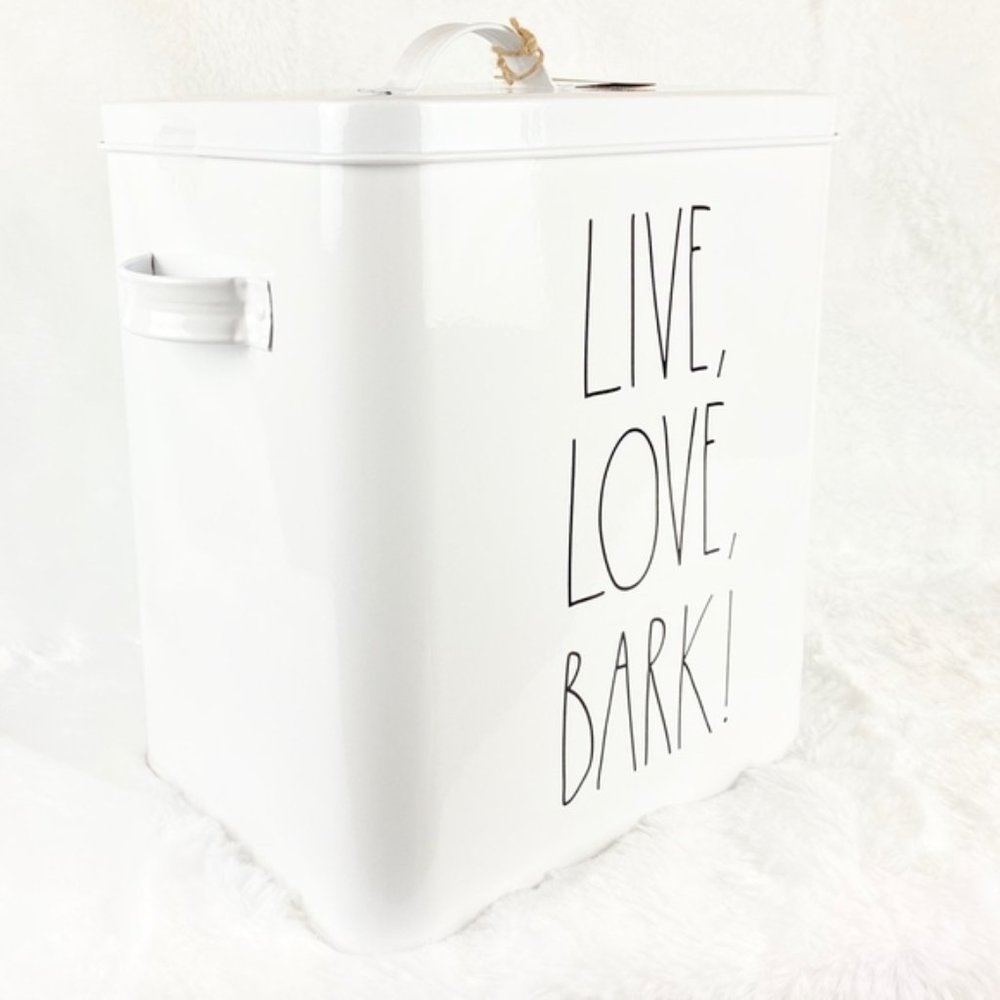 NWT Rae Dunn Live Love Bark Food Storage Container